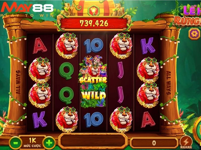 Danh sách các trò chơi Slot hấp dẫn tại May88 không thể thiếu